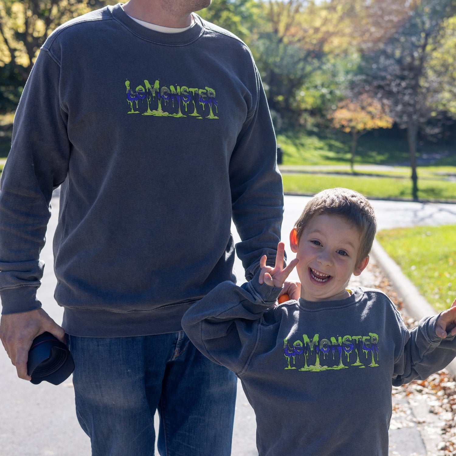 LeMonster Kids Crewneck